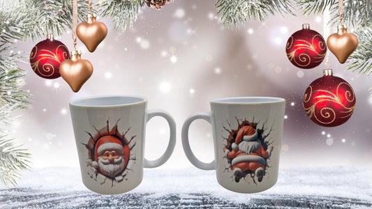 Mug humour Noël petit biscuit père noël cadeau drôle Heyl’Créations