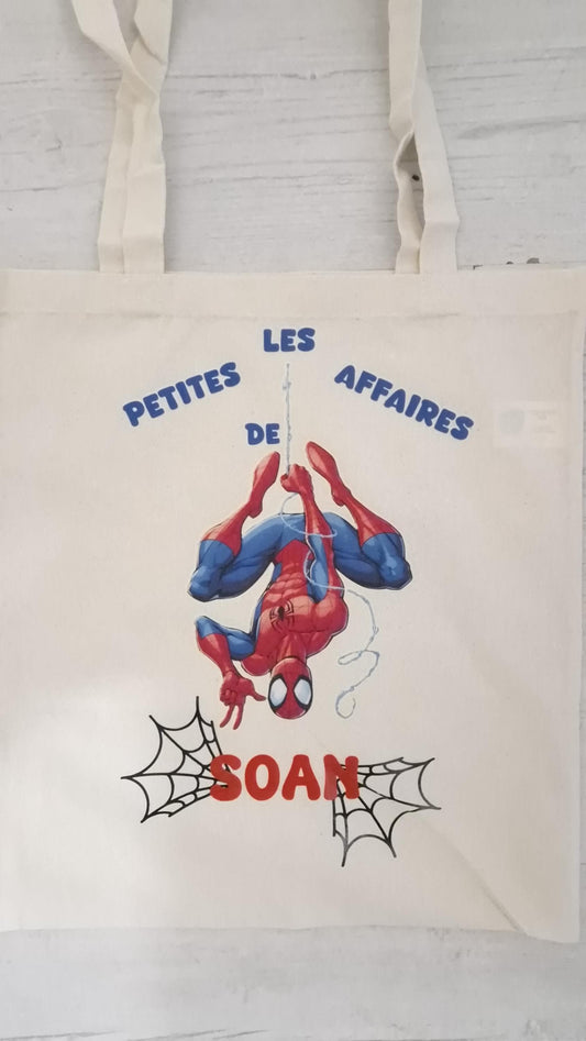 Tote bag prénom enfant personnalisé sac coton enfant Heyl’Créations