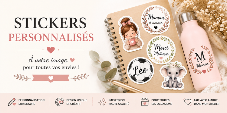Collection de stickers personnalisés Heyl'Créations
