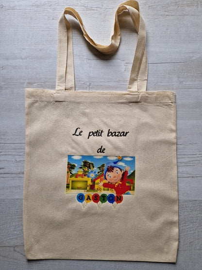 Tote bag prénom enfant personnalisé sac coton enfant Heyl’Créations