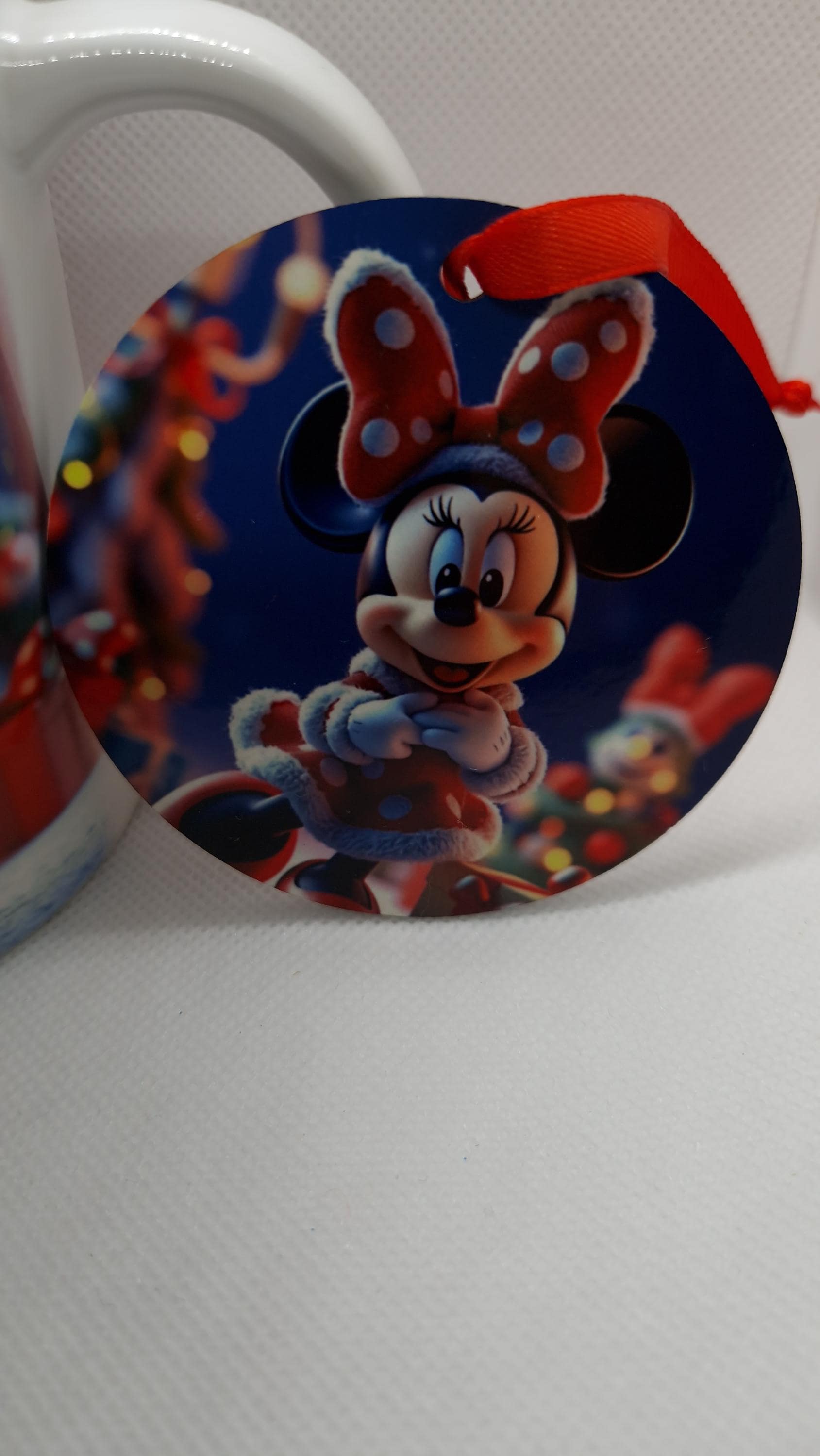 Coffret cadeau Noël enfant personnalisé mug porte clés décoration Heyl’Créations