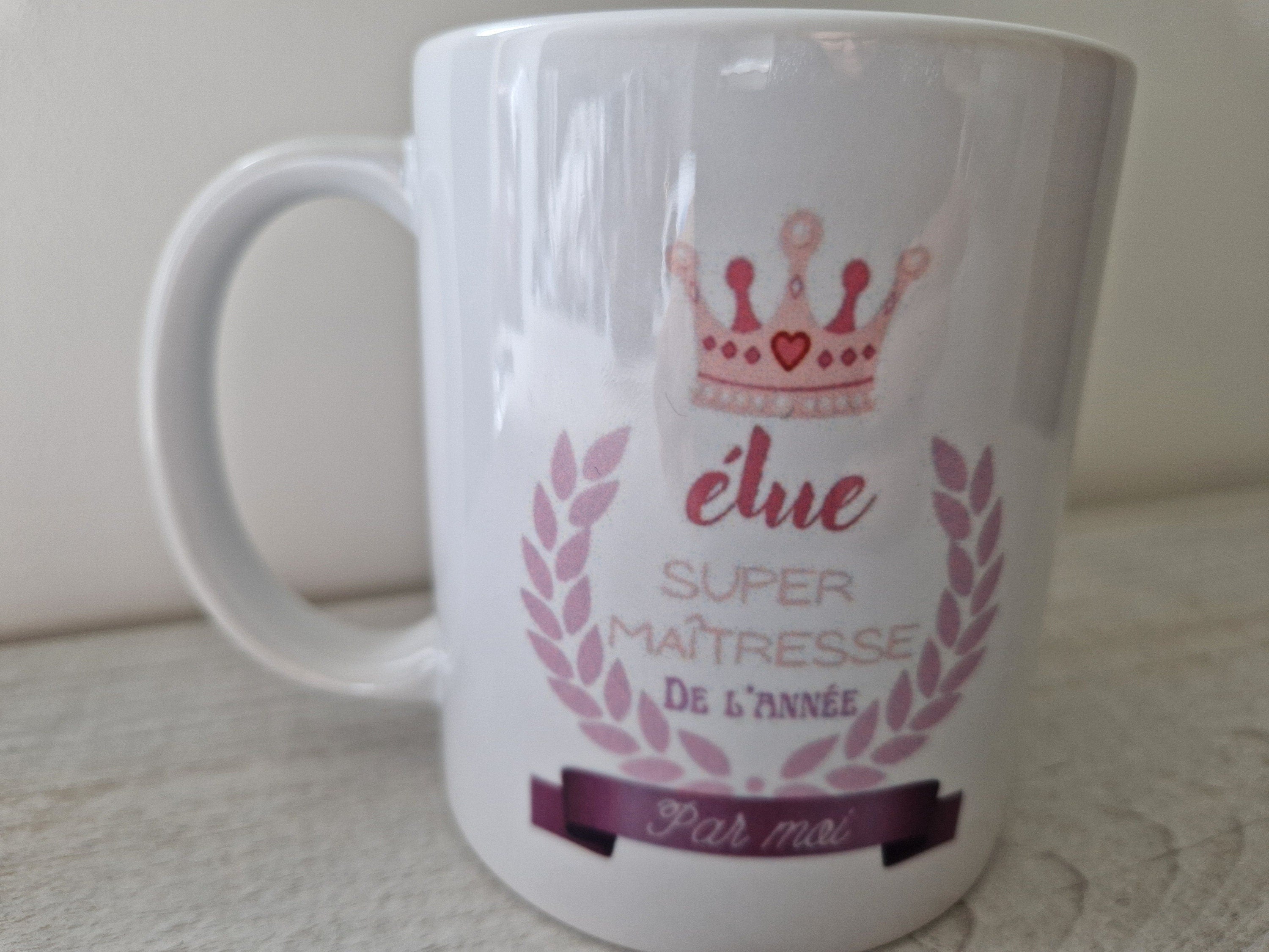 Mug pour maîtresse d'école pour cadeau de fin d'année