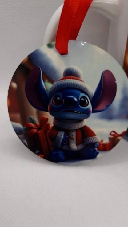 Coffret cadeau Noël personnalisé enfant mug porte clés décoration Heyl’Créations