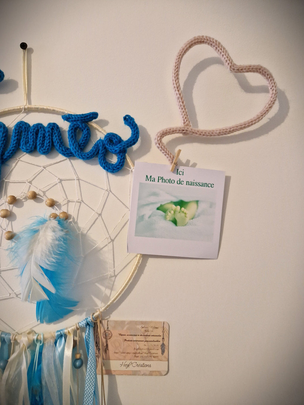 Attrape rêve de naissance et photo