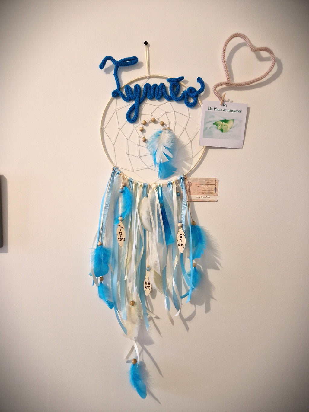 Attrape rêve de naissance et photo