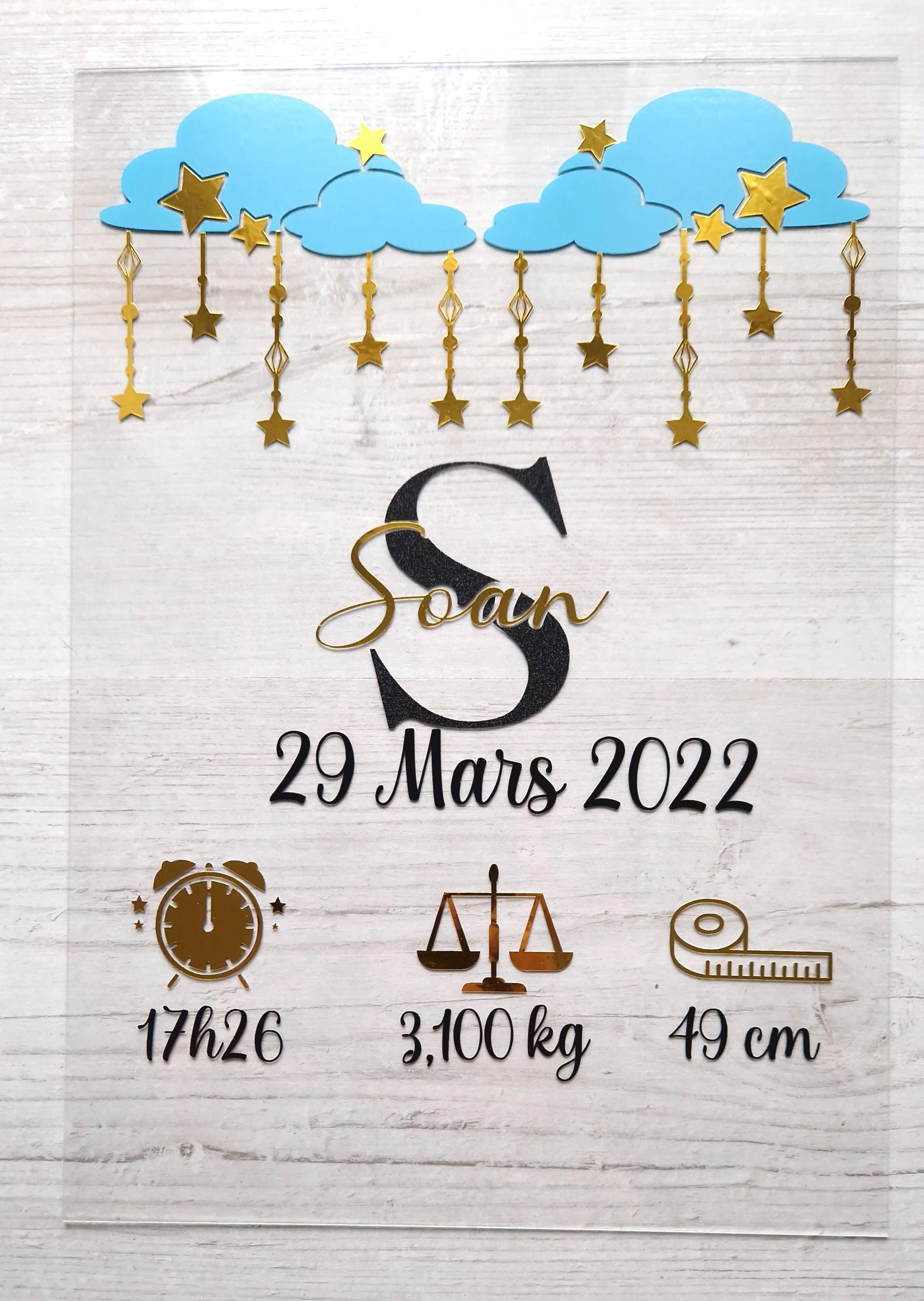 Plaque de Naissance personnalisée