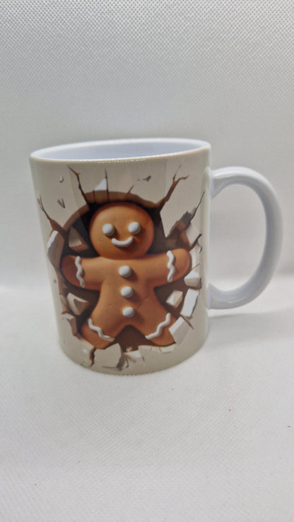 Mug humour Noël petit biscuit père noël cadeau drôle Heyl’Créations