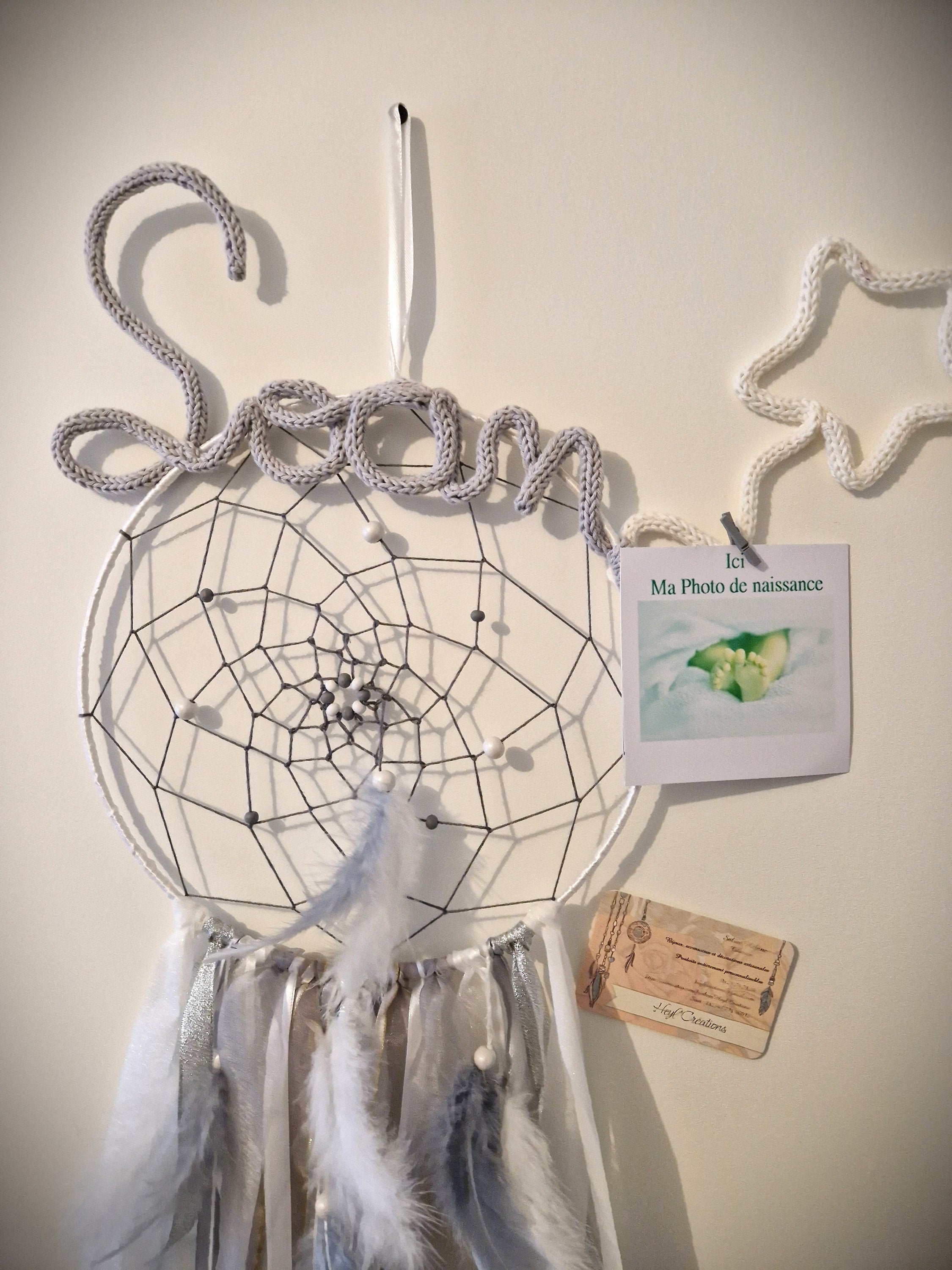 Attrape rêve de naissance et photo