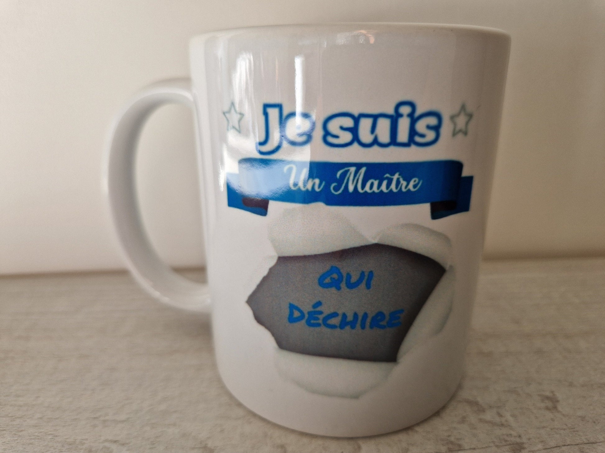 Mug maître qui déchire cadeau fin d’année scolaire enseignant Heyl’Créations