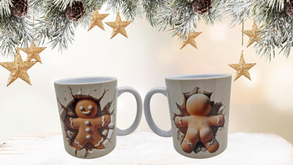 Mug humour Noël petit biscuit père noël cadeau drôle Heyl’Créations