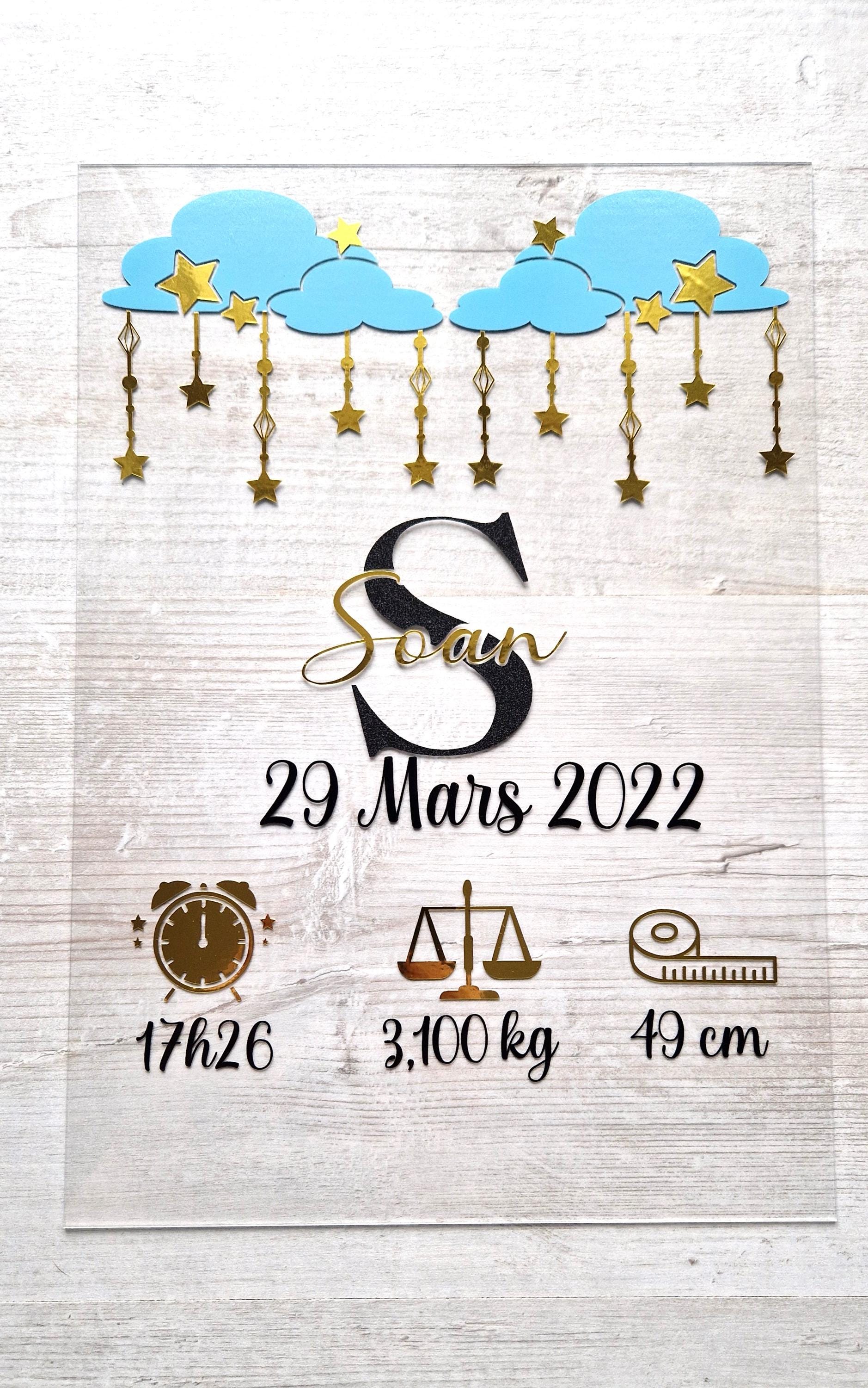 Plaque de Naissance personnalisée