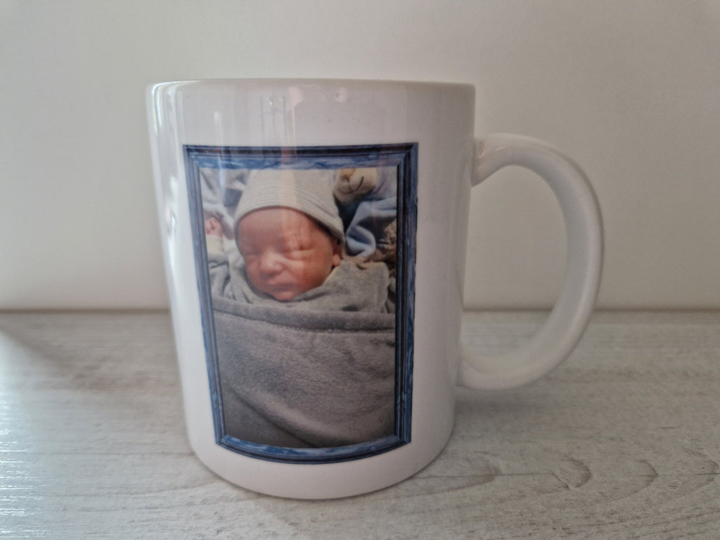 Pack de Naissance / cadeau de naissance Mug personnalisé avec photo