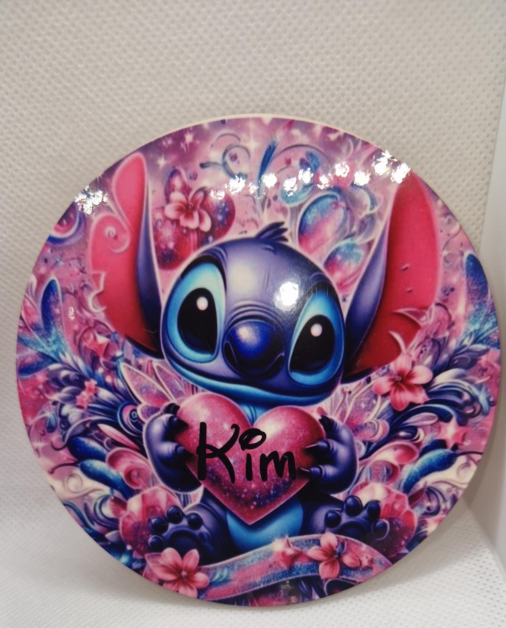 Mug Stitch / Dessous de verre Stitch / Porte clé avec prénom