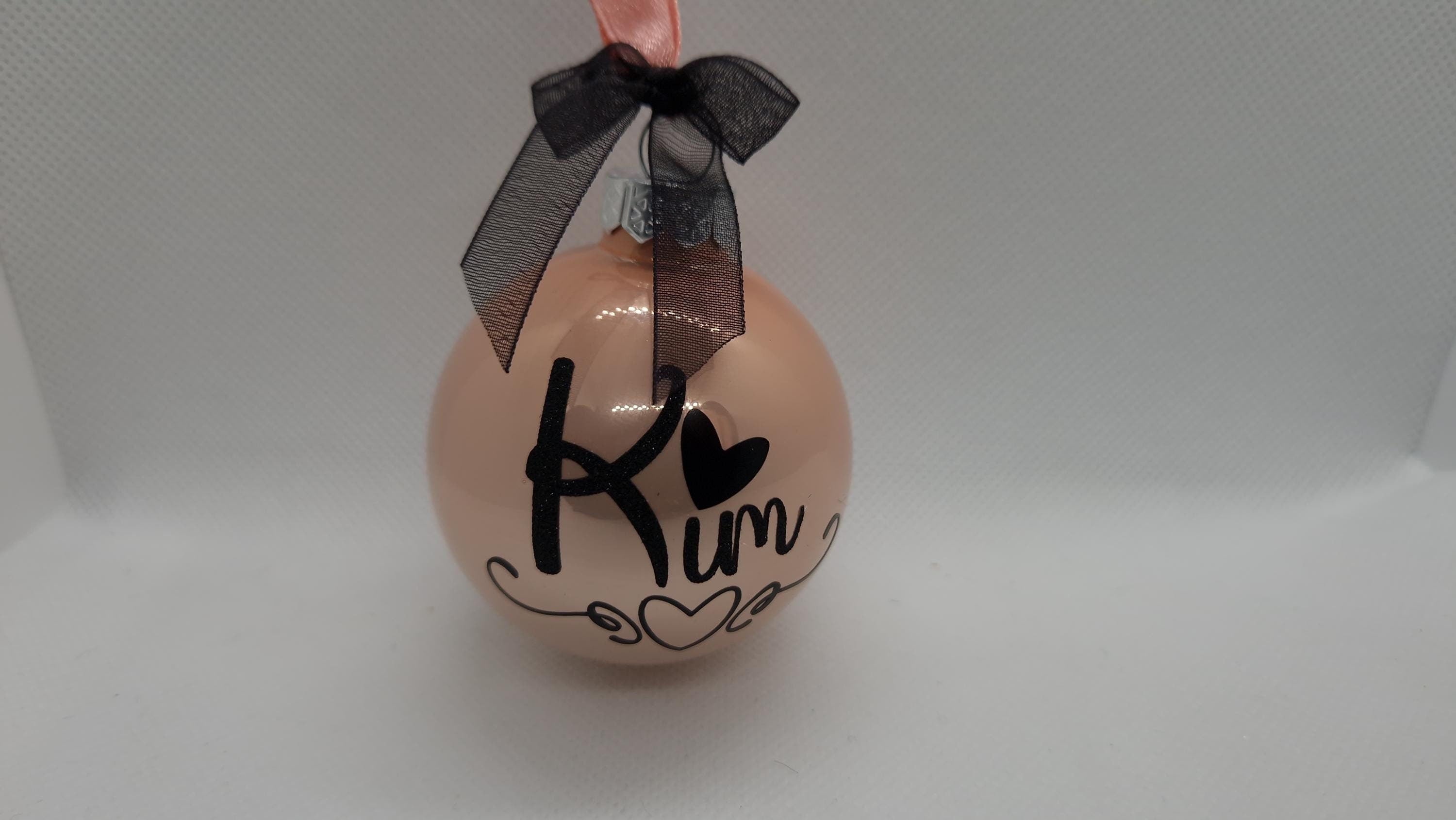 Boule de noël prénom personnalisée