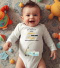 Bodie/ Body bébé personnalisé " Papa n'est pas toujours à la pêche " Humour