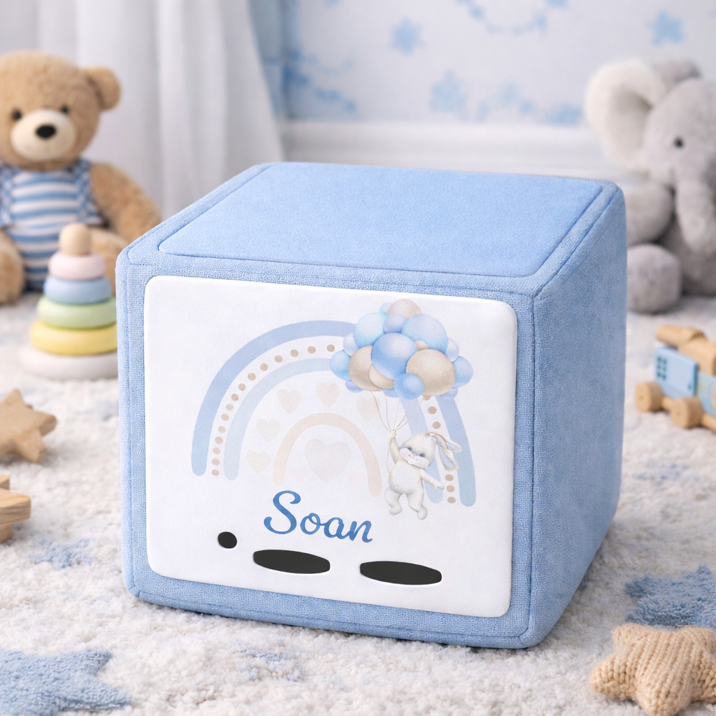 Sticker Toniebox personnalisé prénom enfant fille garçon – décoration boîte à histoires Heyl’Créations