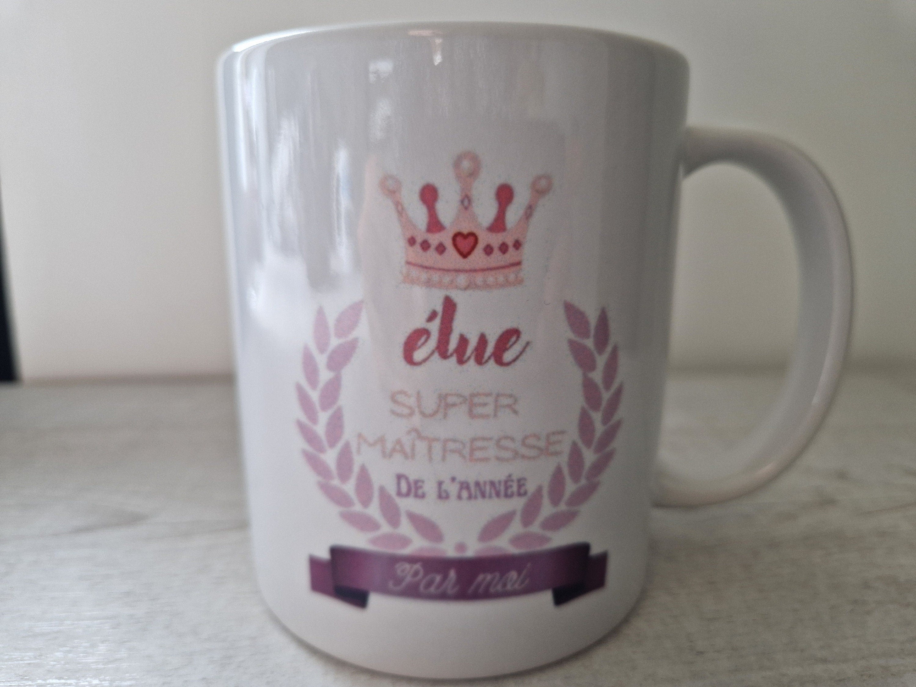Mug pour maîtresse d'école pour cadeau de fin d'année