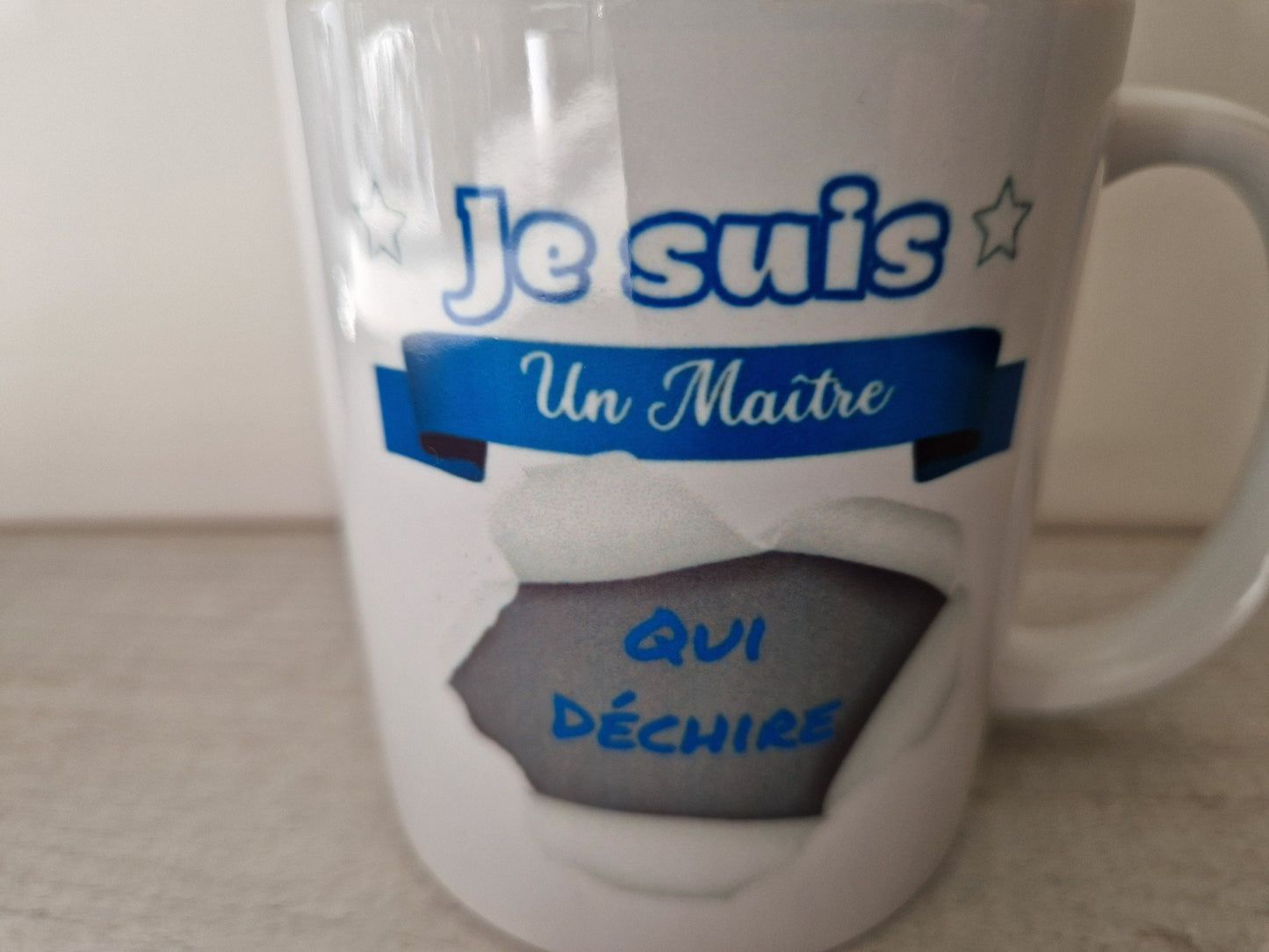 Mug maître qui déchire cadeau fin d’année scolaire enseignant Heyl’Créations
