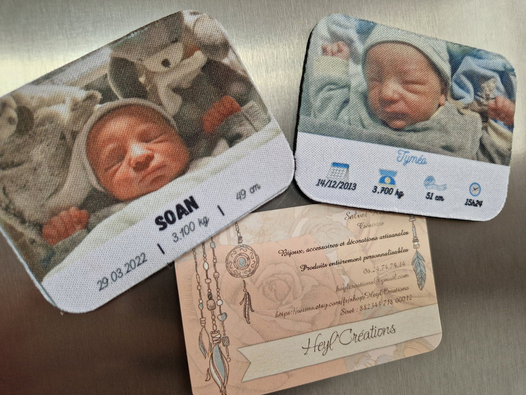 Magnet / Aimant personnalisé avec vos photos
