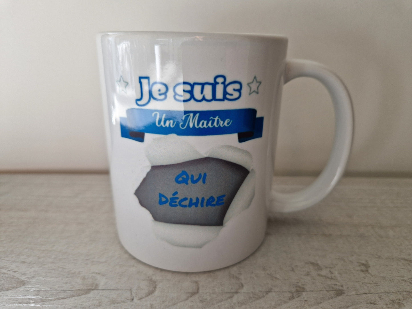 Mug maître qui déchire cadeau fin d’année scolaire enseignant Heyl’Créations
