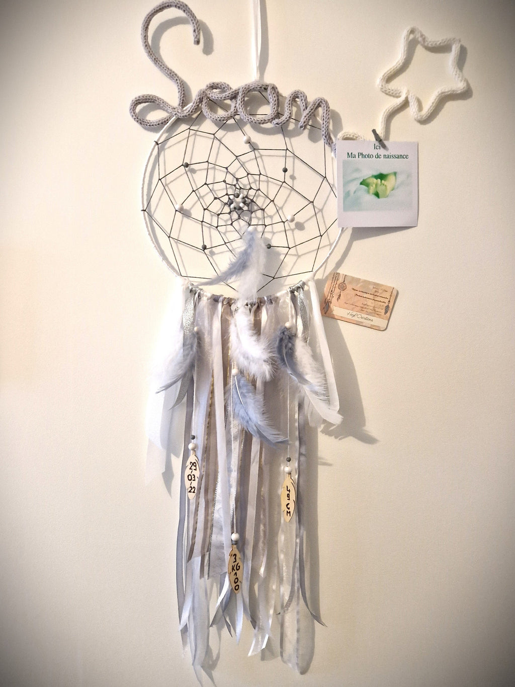 Attrape rêve de naissance et photo