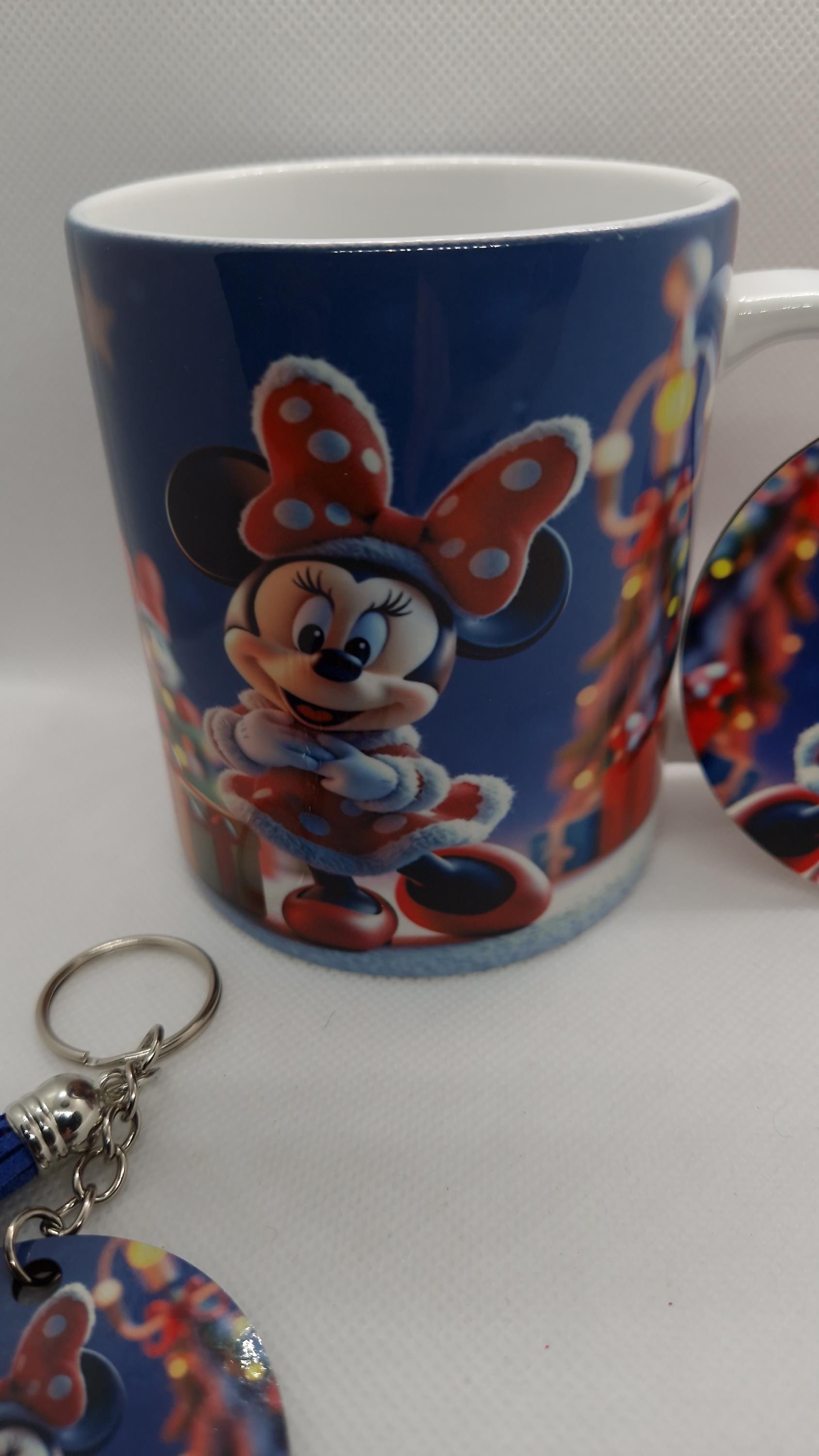 Coffret cadeau Noël enfant personnalisé mug porte clés décoration Heyl’Créations