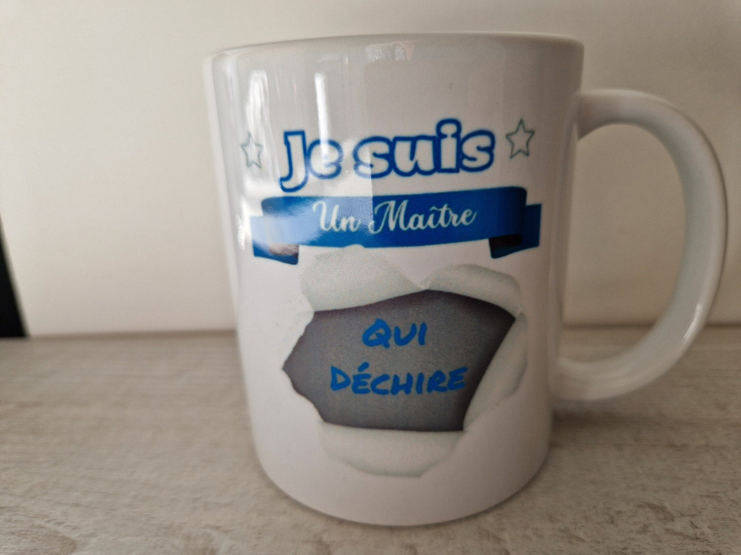 Mug maître qui déchire cadeau fin d’année scolaire enseignant Heyl’Créations