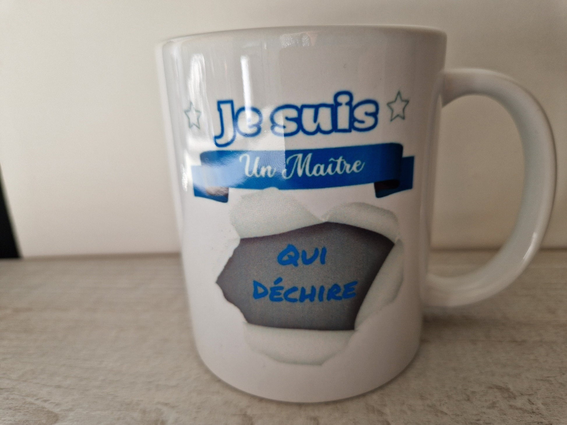 Mug maître qui déchire cadeau fin d’année scolaire enseignant Heyl’Créations
