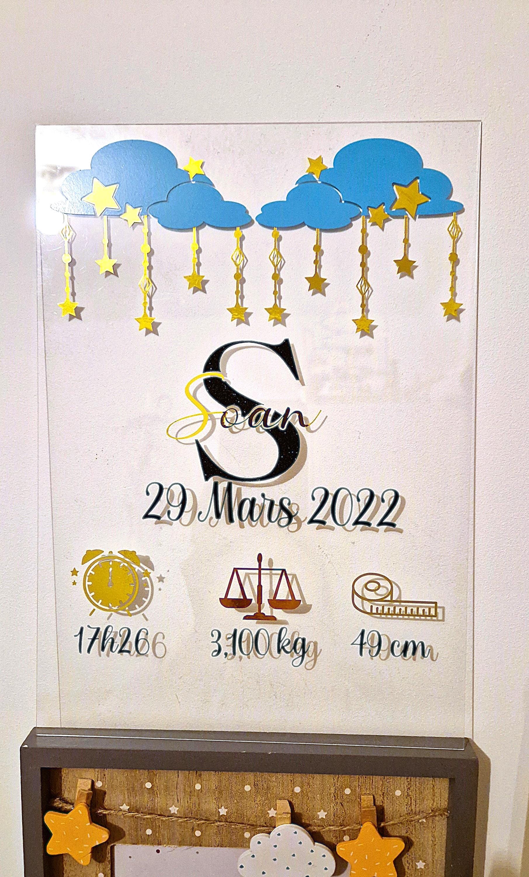Plaque de Naissance personnalisée