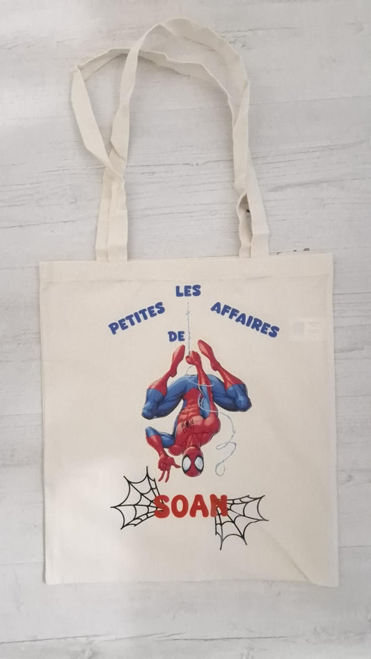 Tote bag prénom enfant personnalisé sac coton enfant Heyl’Créations