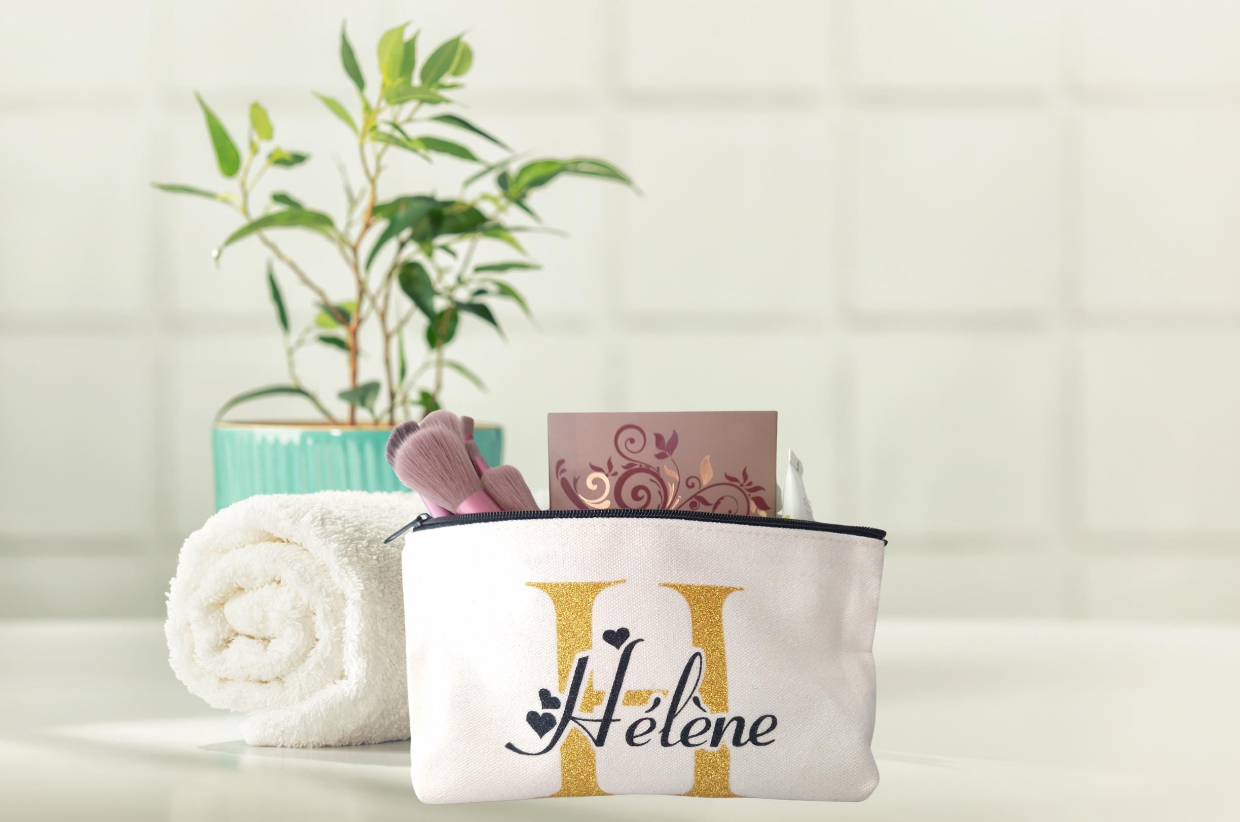 Trousse personnalisée avec prénom ou texte au choix