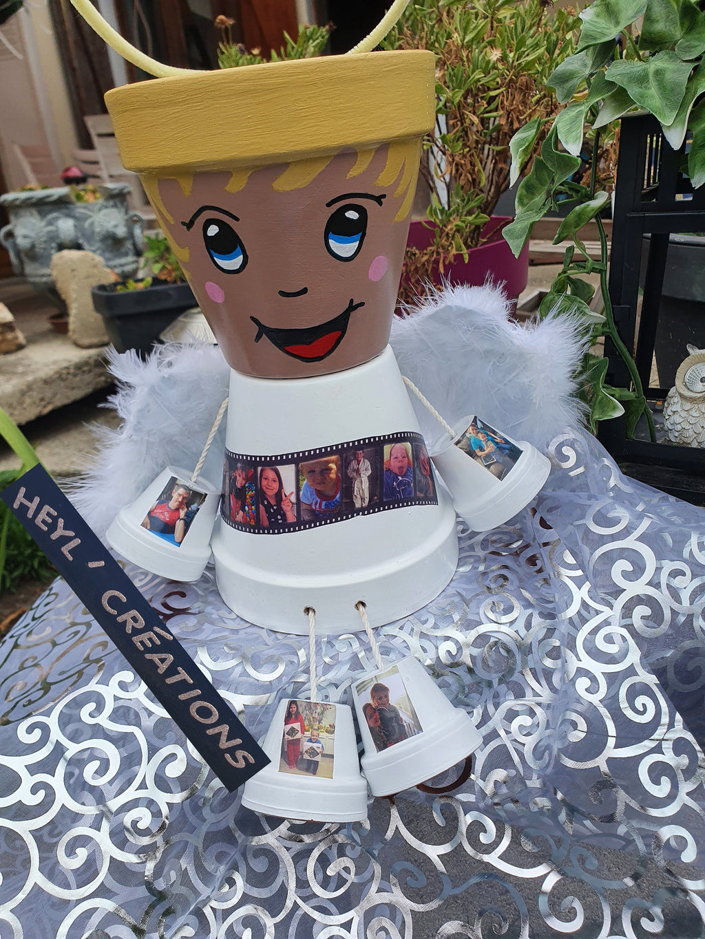 Cache pot personnage personnalisé et personnalisable avec vos photos