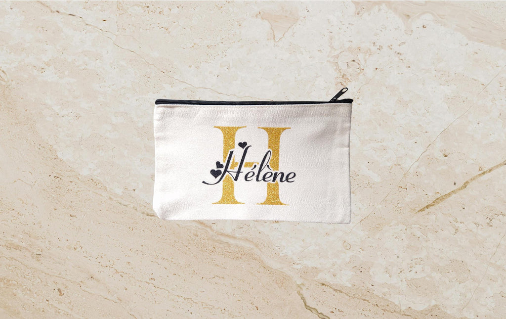 Trousse personnalisée avec prénom ou texte au choix
