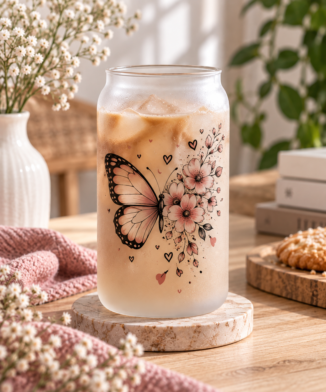 Verre personnalisé givré 550 ml forme canette – création personnalisable Heyl’Créations
